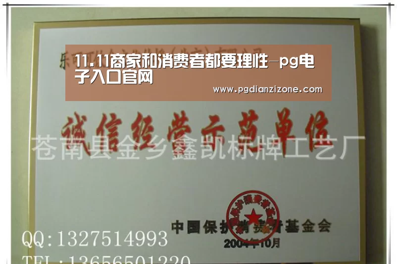 11.11商家和消费者都要理性-pg电子入口官网(图3) pg电子入口官网